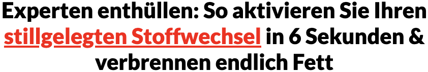 Stoffwechsel: Eine einfache Methode, um Ihr inneres Feuer neu zu entfachen